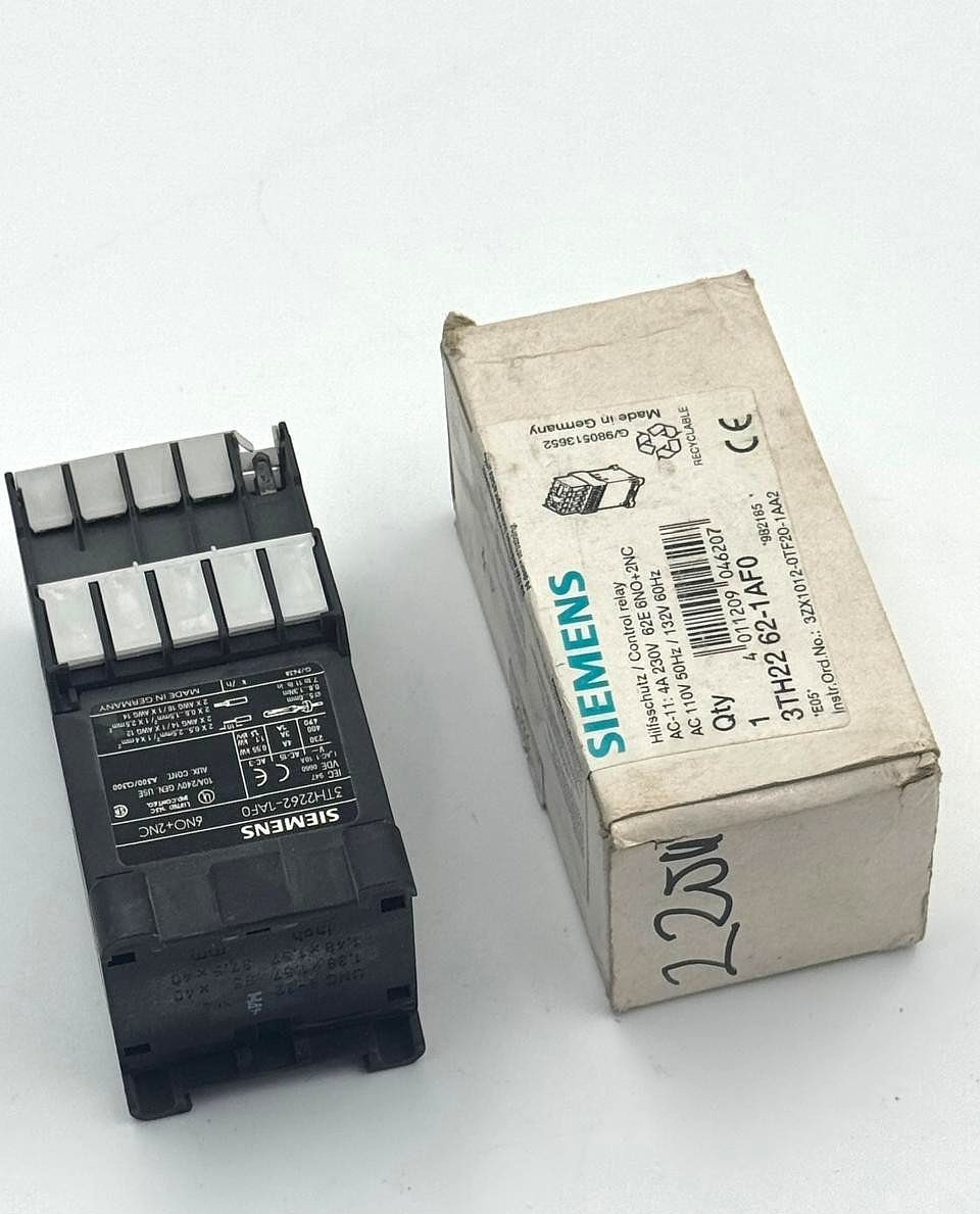 Siemens | 3TH22621AF0 | Auxiliary Contactor( 1 pcs )German Made2
