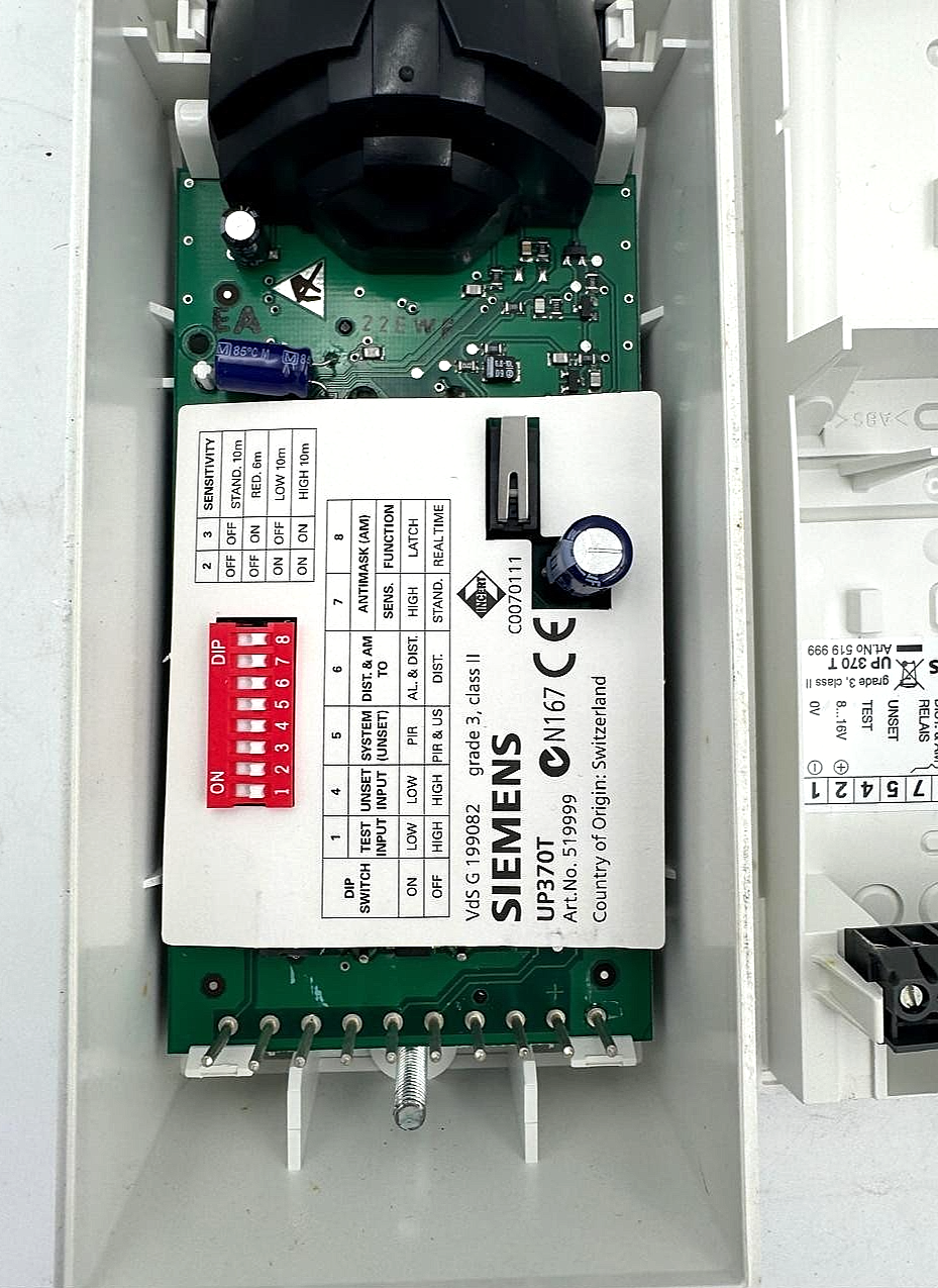 Siemens UP370T PIR Motion Detector | Made in Switzerland2