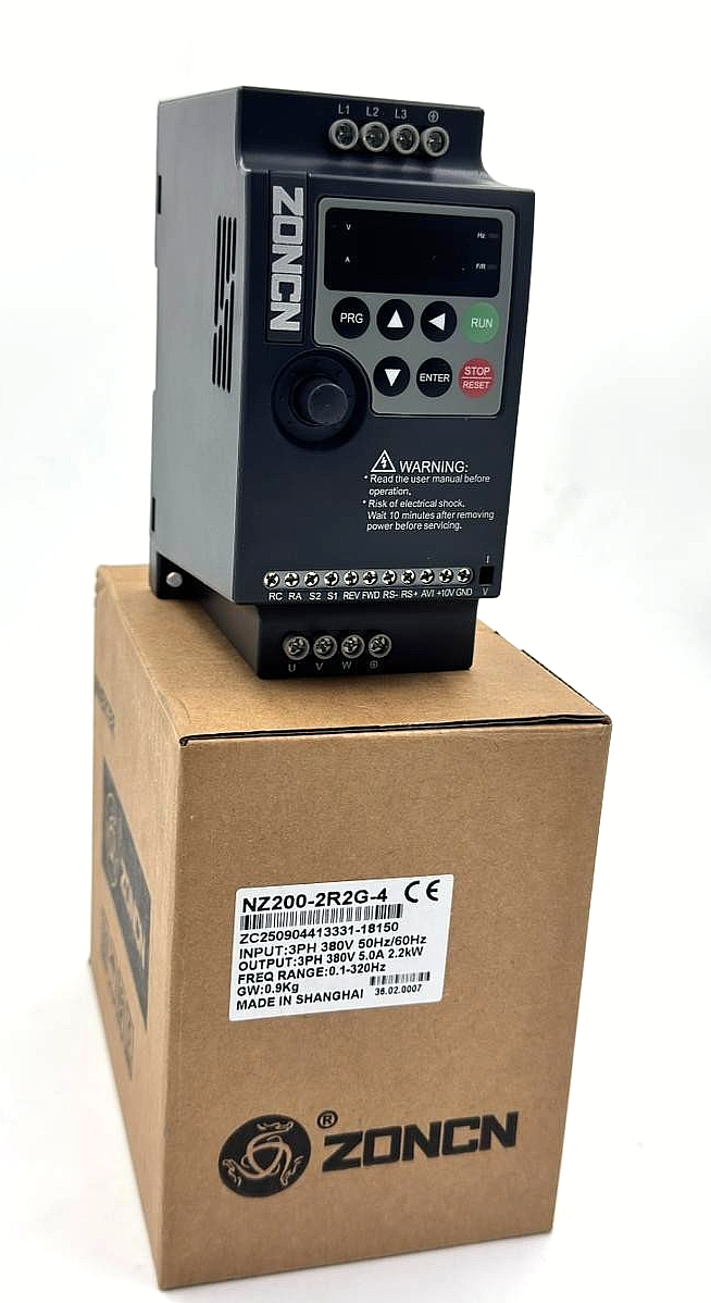 ZONCN NZ2002R2G4 Variable Frequency Drive (VFD) | 380V input/output(3PH)0