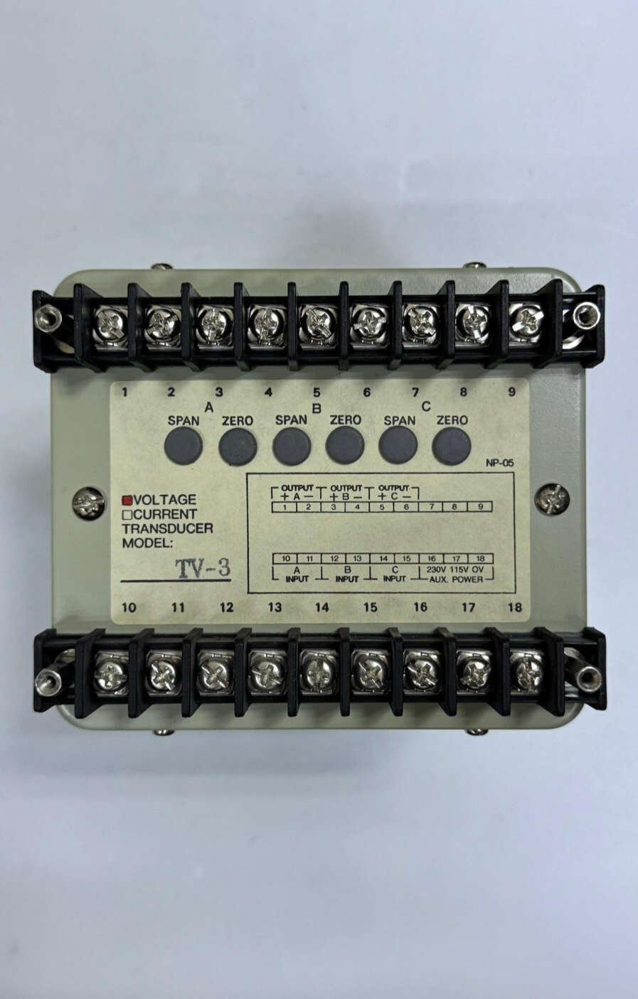 MAXTHERMO GITTA | TV3 – Power Transducer  AC 0 ~300V Input, DC 4~20mA Output1