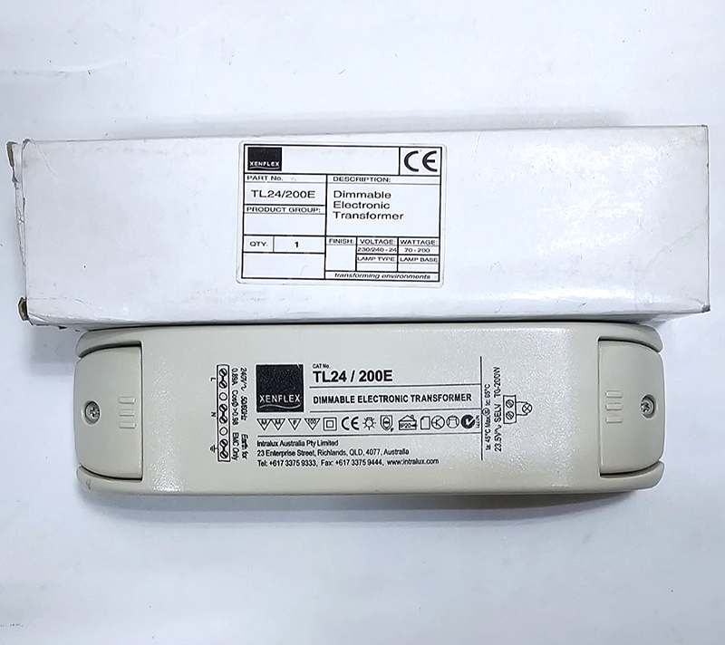 Intralux TL24/200E – Xenflex Dimmable Electronic Transformer | 240V AC | 70–200W0
