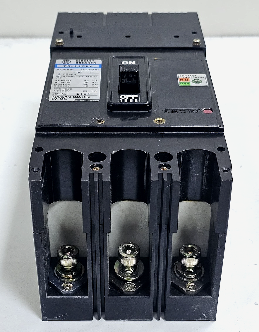 Terasaki Electric |  T0225BA | Circuit Breaker | 150A | 3Pole MCCB6