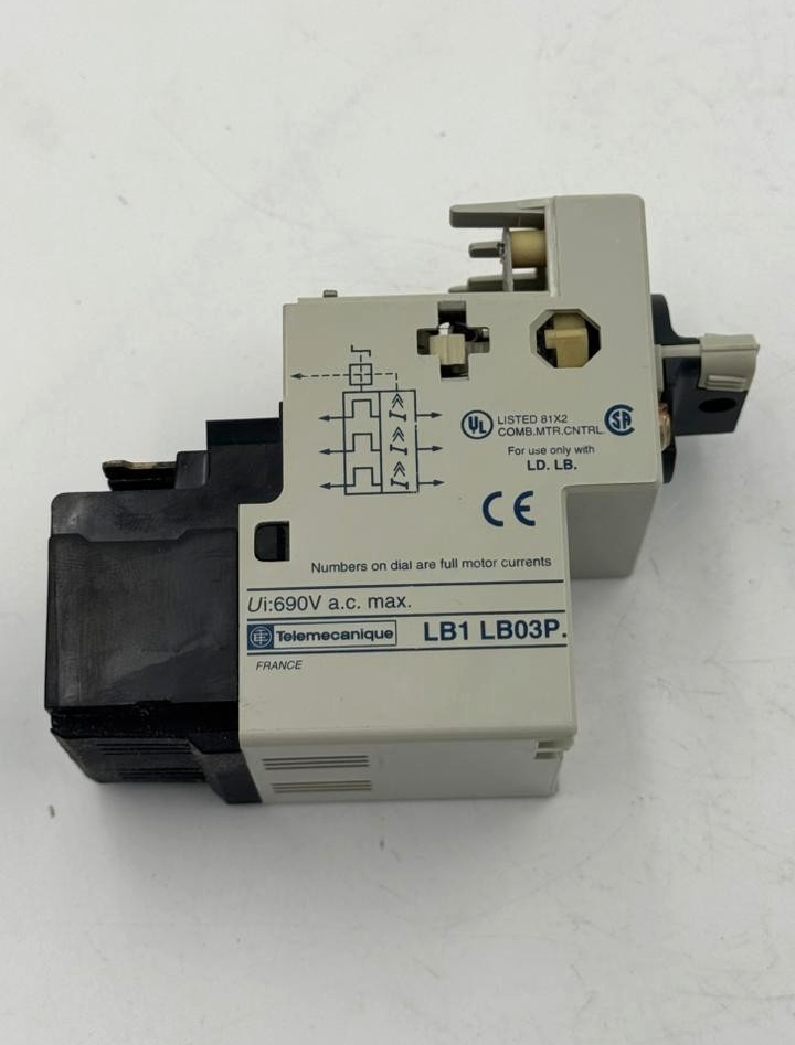 Telemecanique LB1LB03P08 Overcurrent Protection Module | 4A | Overload Relay3