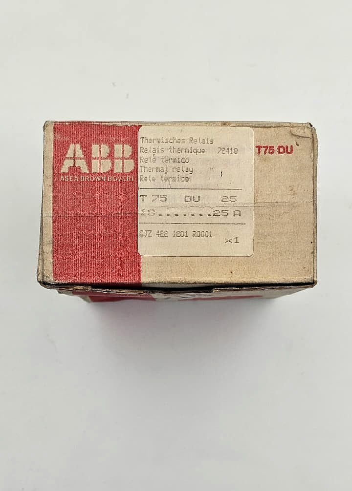 ABB |  T75 DU 25 | Motor Protection Circuit Breaker | 25 A | Made in Germany1