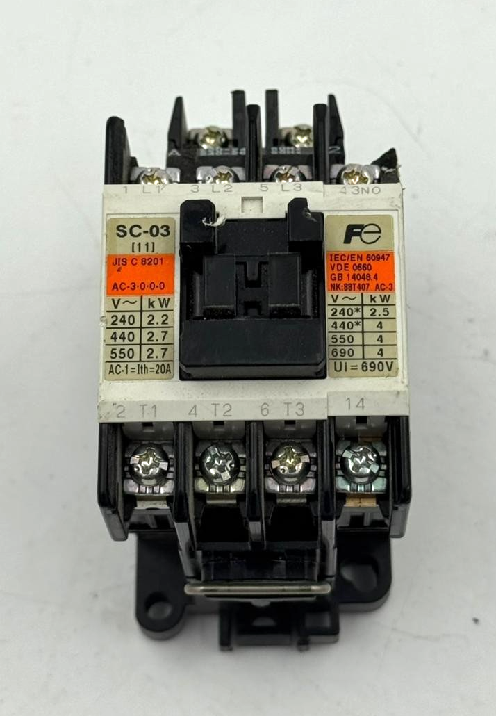 Fuji Electric SC03 Magnetic Contactor | 20A | Made in Japan0