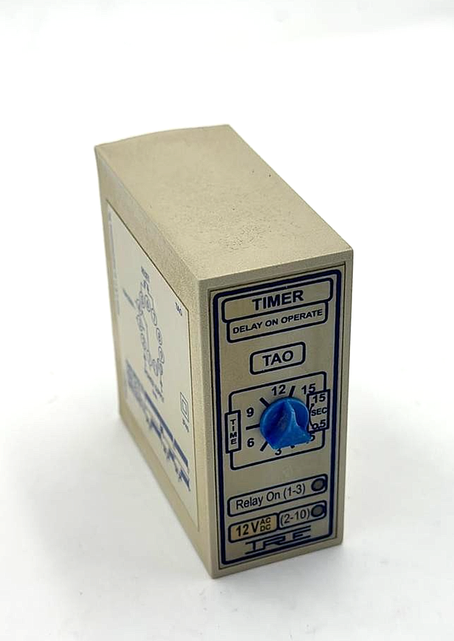 TRE TAO Series Delay on Operate . Time Delay Relay – 12V | 0.5 to 15 sec0