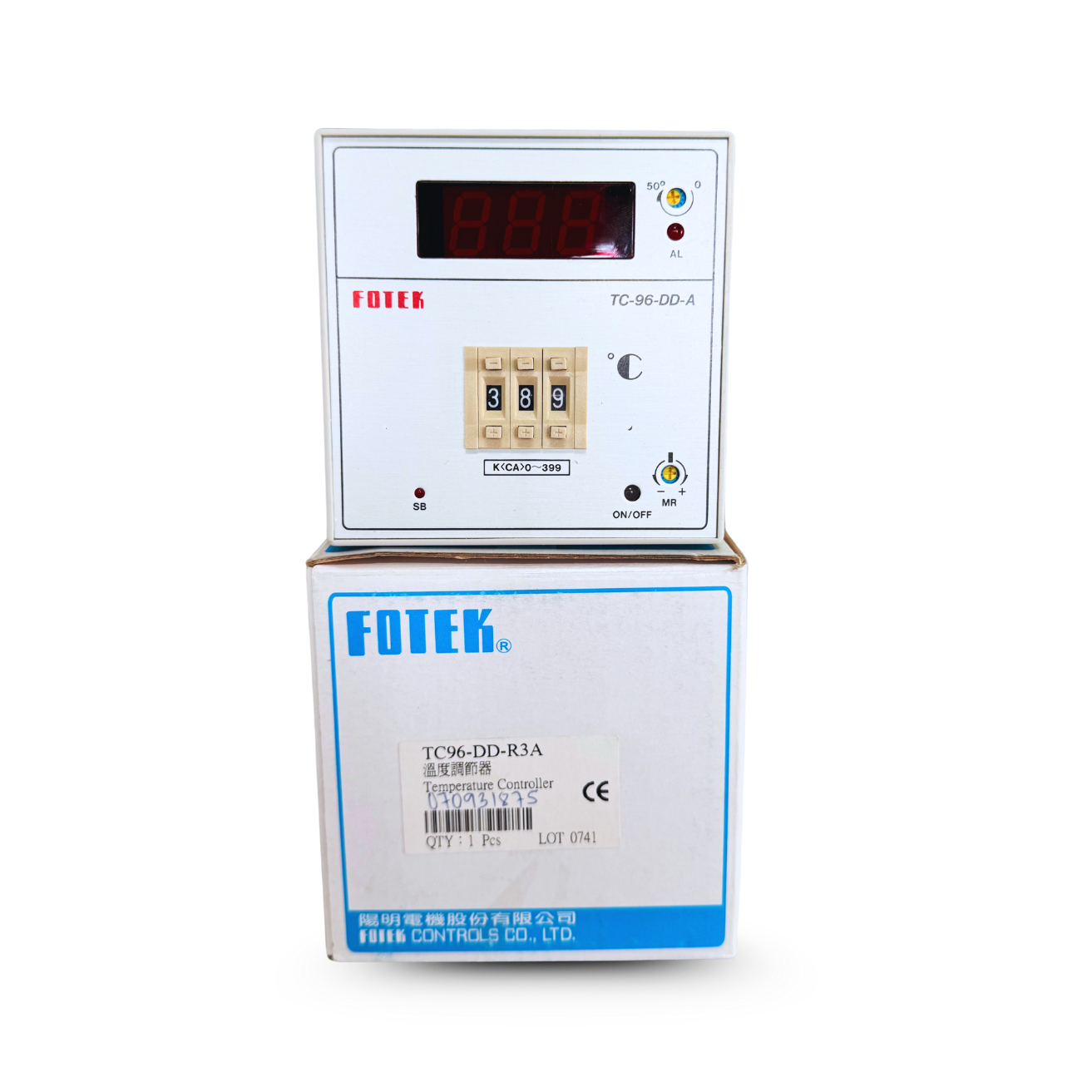 FOTEK | TC96DDR3A Temperature Controller – KType Sensor | Relay Output4