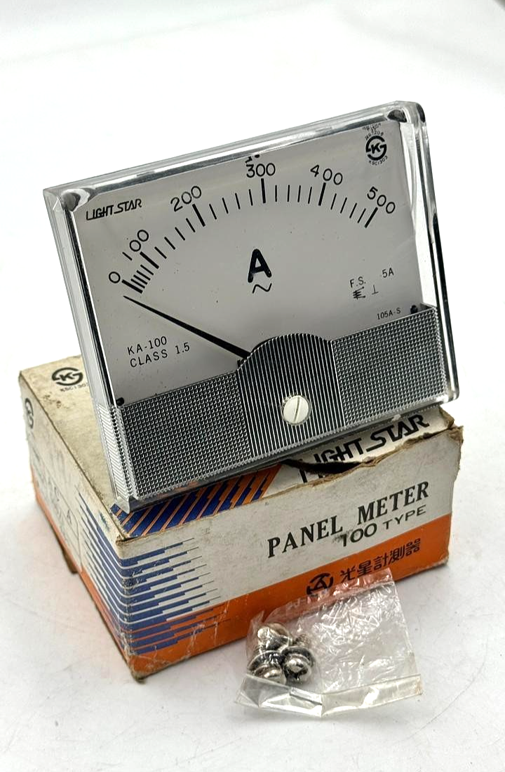 Light Star KA100 Analog AC Ammeter 0–500A | ( 1 pcs )0