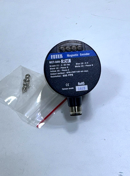 Fotek | MET6008M12 | Magnetic Encoder – 600 PPR Resolution,1