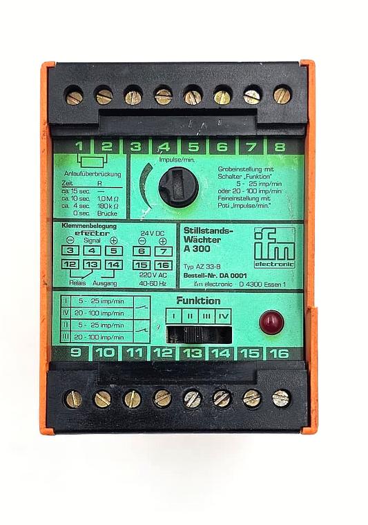 IFM Electronic AZ 33B | A300 Standstill Monitor | Made in Germany1