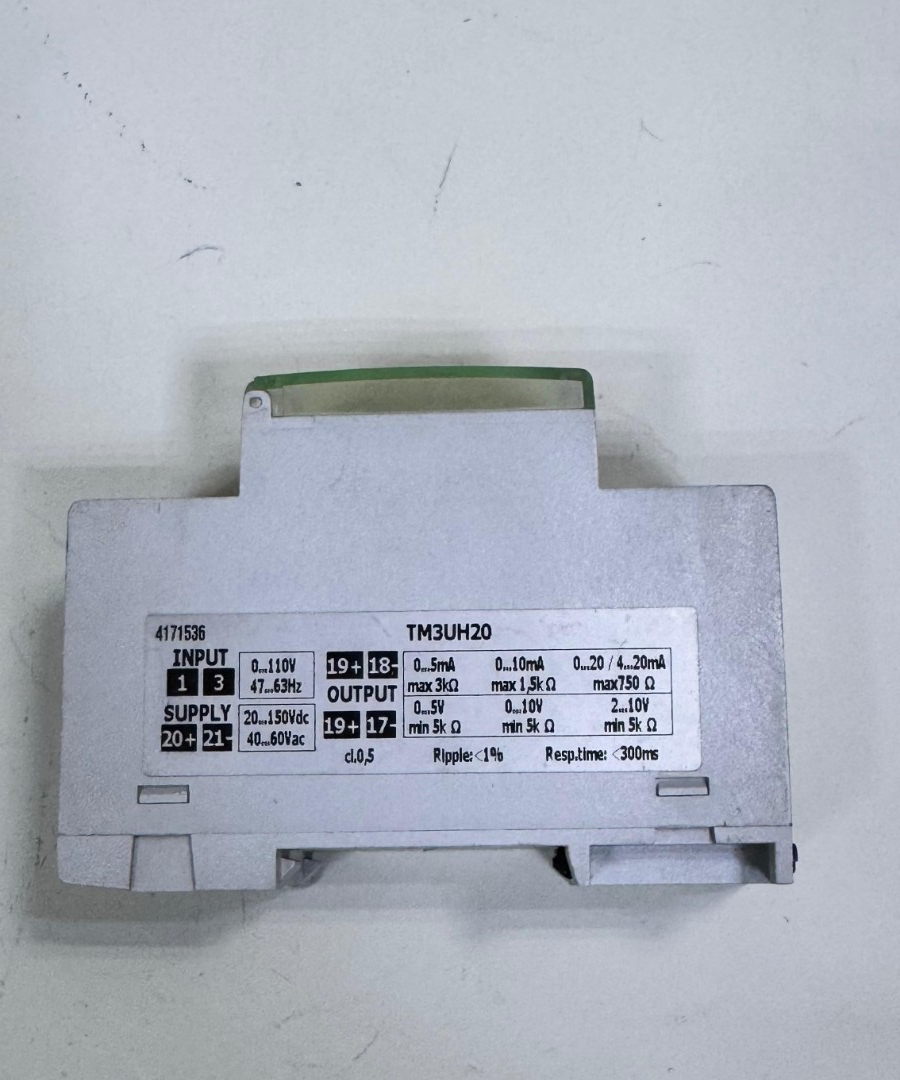 IME TM3UH20 Voltage Transducer 0110V Input | 420mA 010V Output | Class 0.52