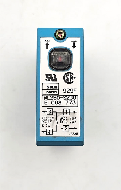 SICK Optex WL260-S230 Photoelectric Retro-Reflective Sensor | Made in Japan1