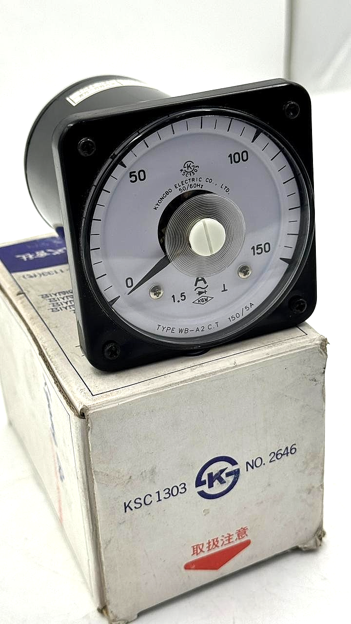 Kyongbo Electric WBA2 Analog AC Ammeter Panel Meter – 0150A0