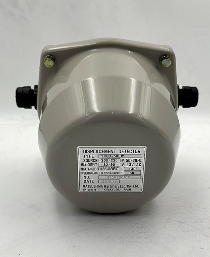 Matsushima YVGC500W Displacement Detector | 200/220V | Made in Japan8