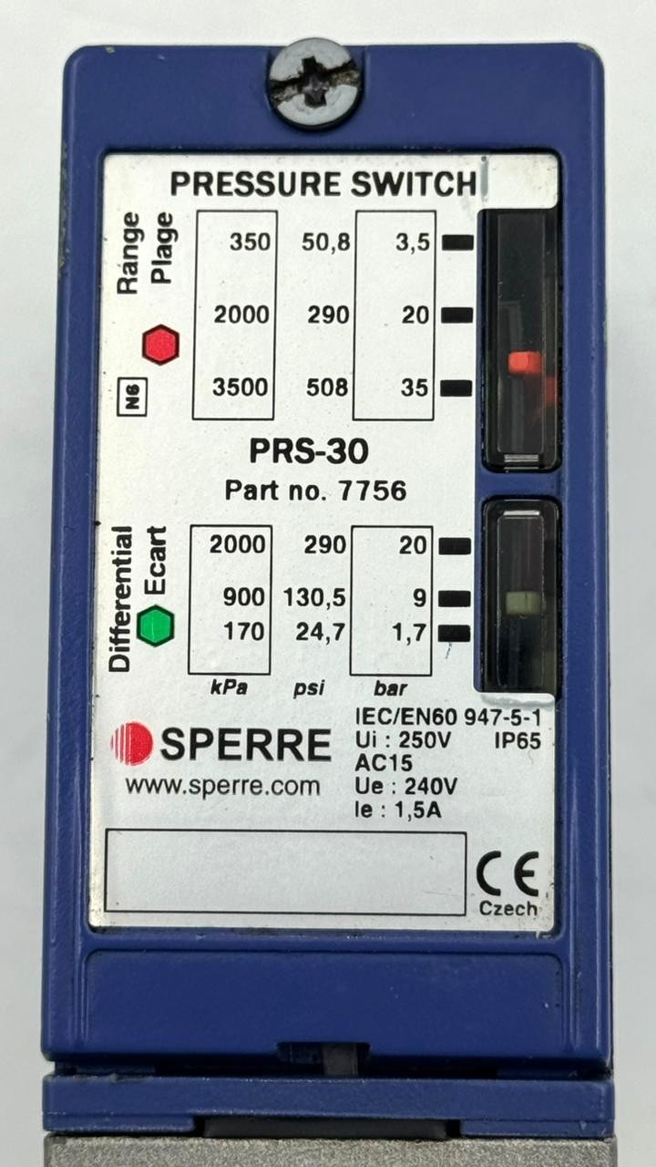 Sperre PRS30 Pressure Switch | 7756 | XMLB035A2C110262