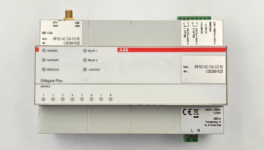 ABB DINGate 5644357874 Ethernet Gateway Controller ( 1 PCS )1