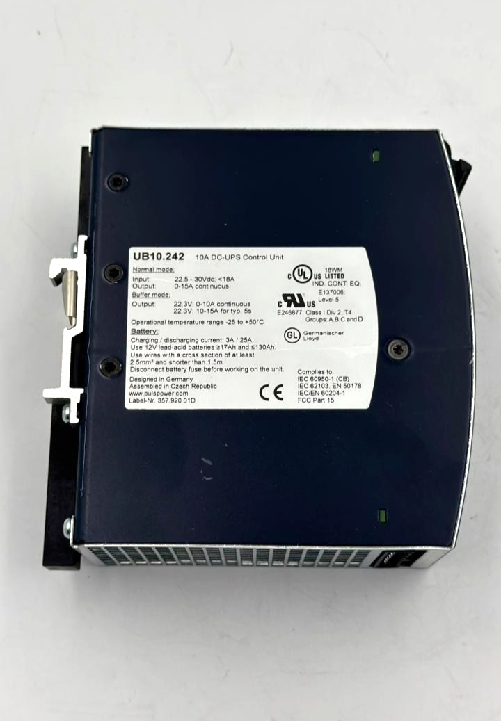 PULS DIMENSION UB10.242 | 10A DCUPS Control Unit Czech Republic Made5