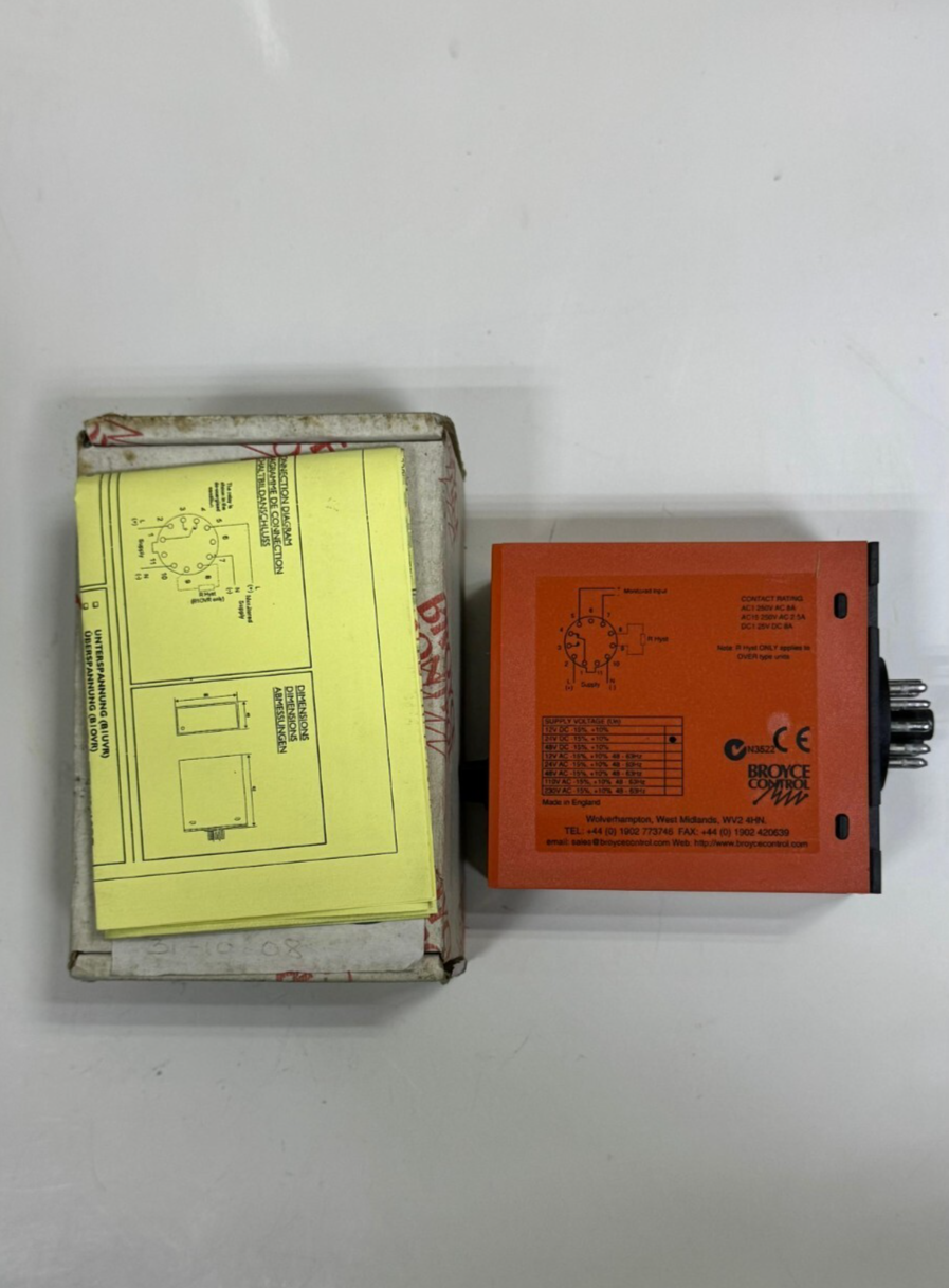 Broyce Control B1UVR Voltage Monitoring Relay 10–70V AC/DC | Made In UK0