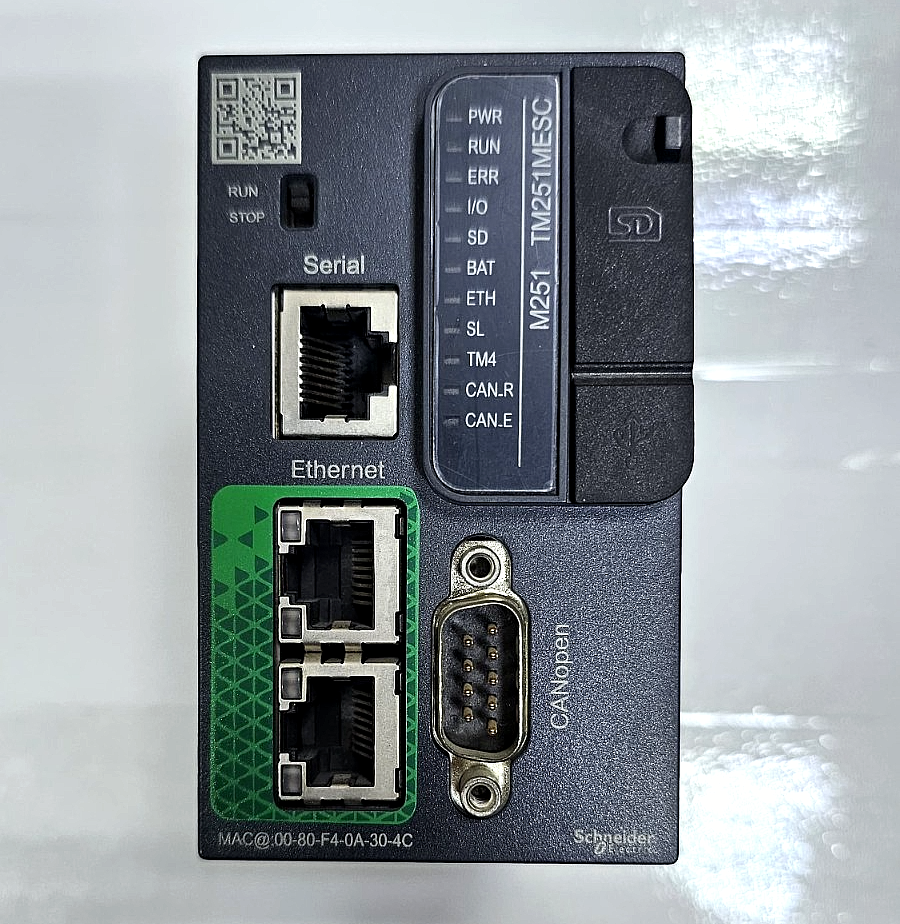 Schneider TM251MESC Electric Modicon Controller | 24VDC 0.9A Power Supply0