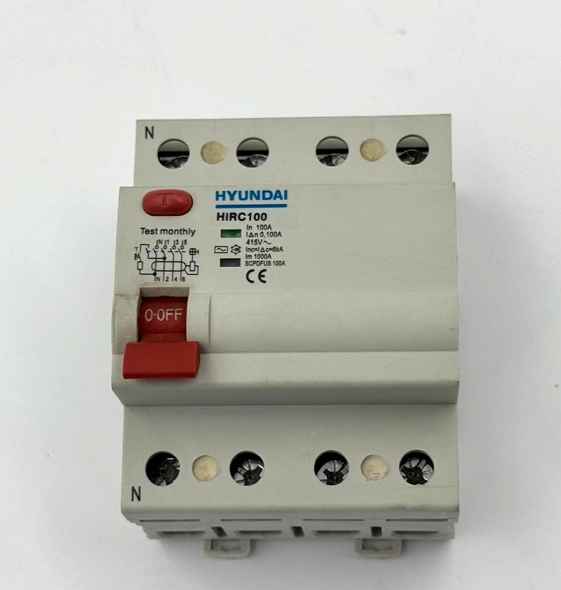 Hyundai HIRC 100 | Earth Leakage Circuit Breaker | Made in Korea( 1 PCS )0