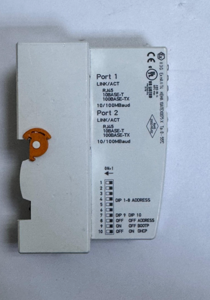 Beckhoff BC9100 Bus Terminal Controller – Ethernet TCP/IP, 24V DC,3