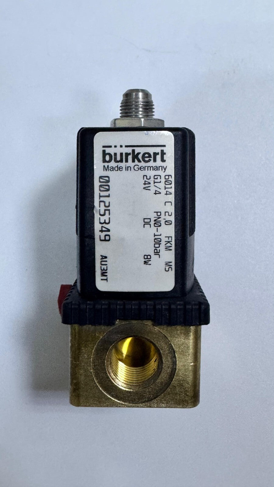 Burkert 00125349 Solenoid Valve 6014 C 2.0 FKM MS G1/4, PN 010 bar5