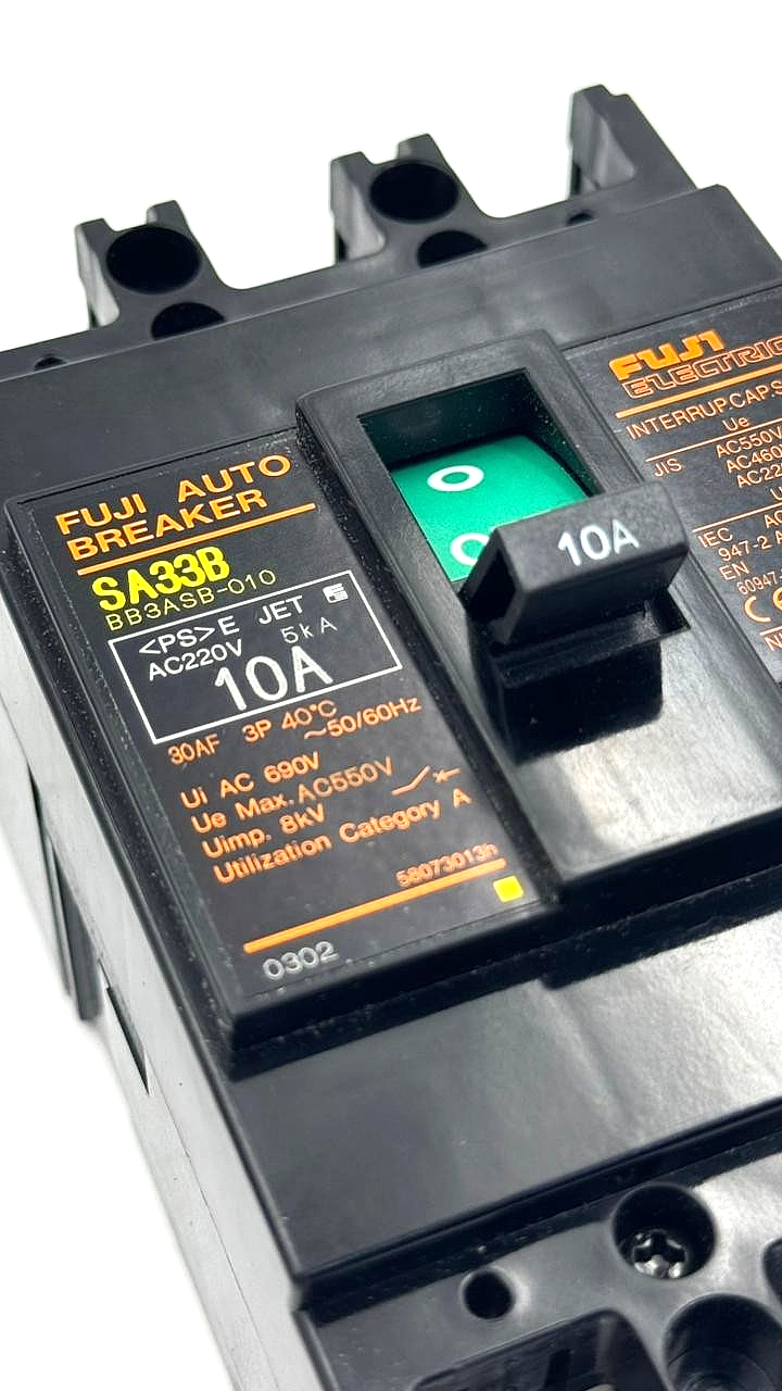 Fuji Electric SA33B Circuit Breaker 10A | Made in Japan ( 1 Pcs )4