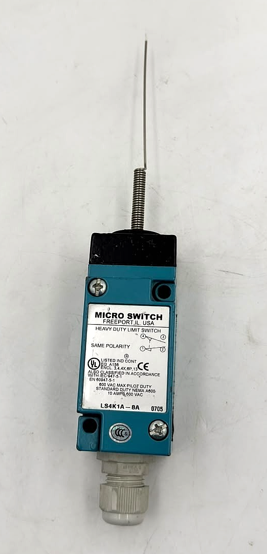 Honeywell Micro Switch LS4K1A-8A | Made in USA3