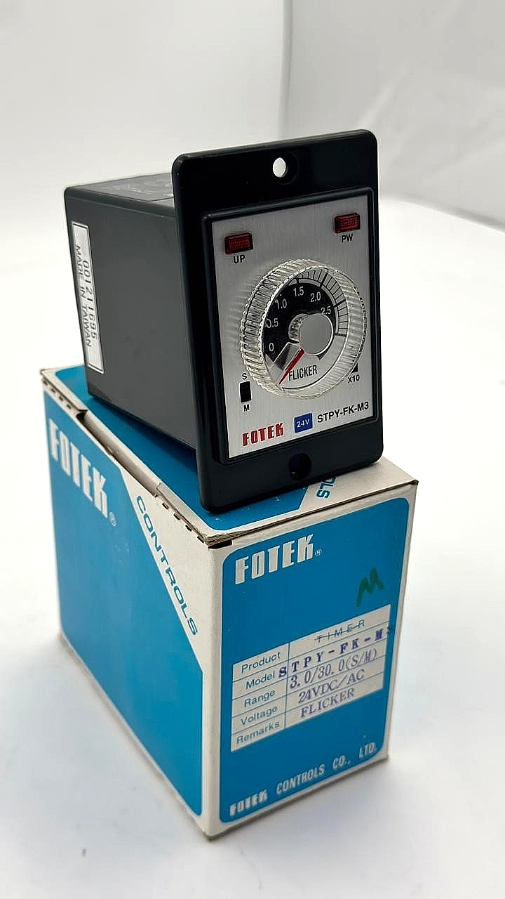 Fotek STPYFKM3 24V DC Industrial Timer Relay | 24 VDC | Made in Taiwan0