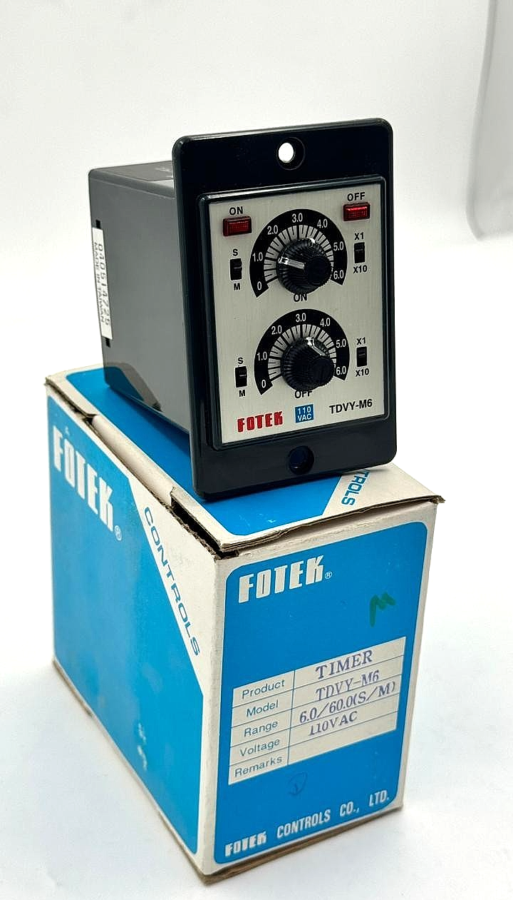 Fotek TDVYM6110VAC Twin Timer Relay | Made in Taiwan0