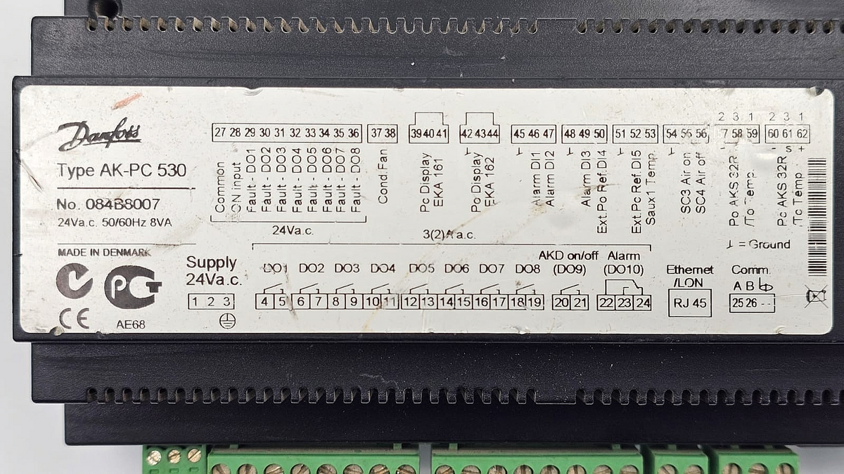Danfoss AK PC 530 Capacity Controller 084B8007 | 24V AC | Made in Denmark1