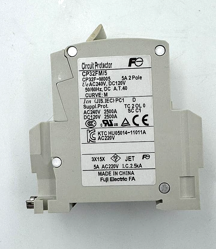 Fuji Electric CP32FM/5 Circuit Protector |  5A |  2Pole3