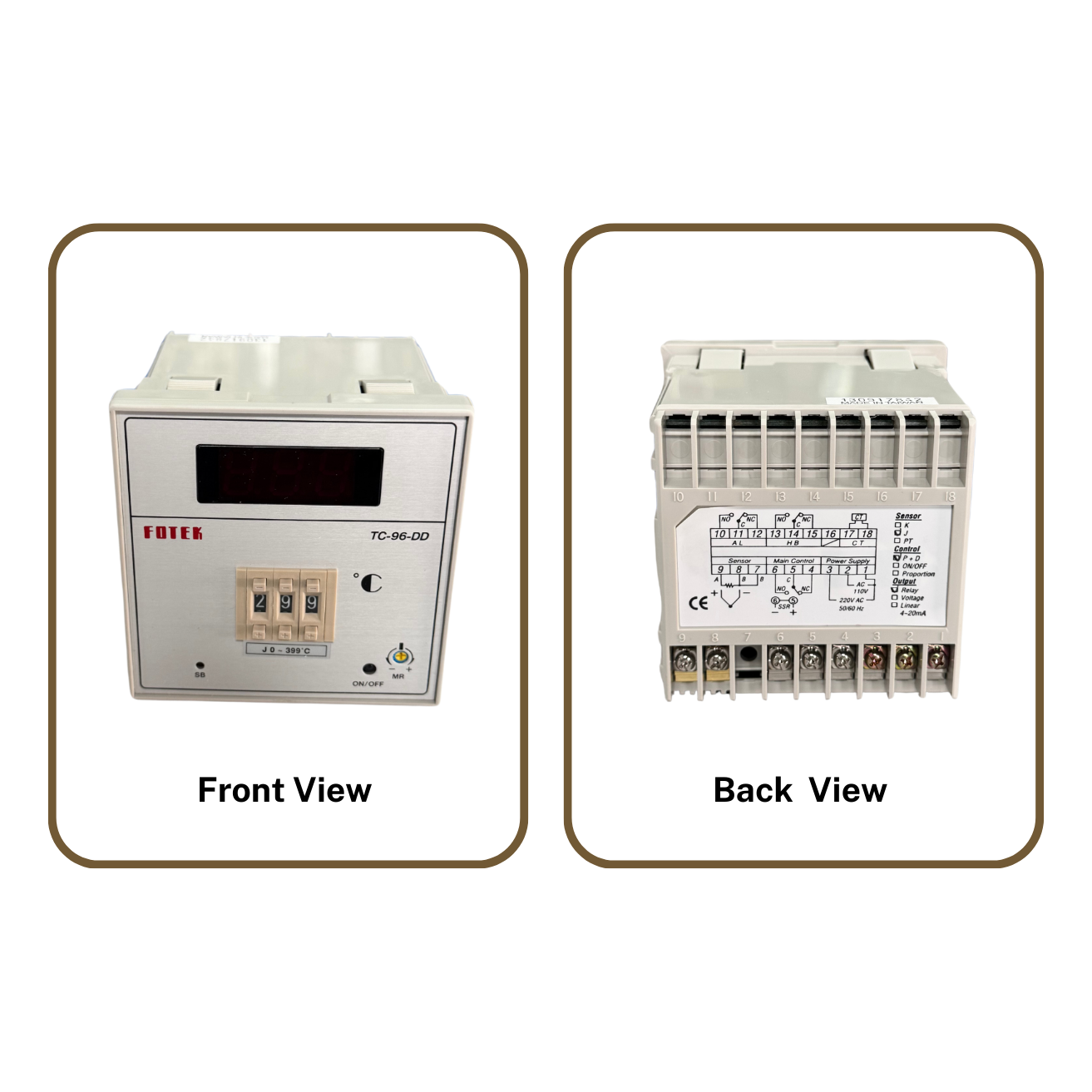 TC96DDJR3 Temperature Controller | P+D Control |5A Output | J0399.C4
