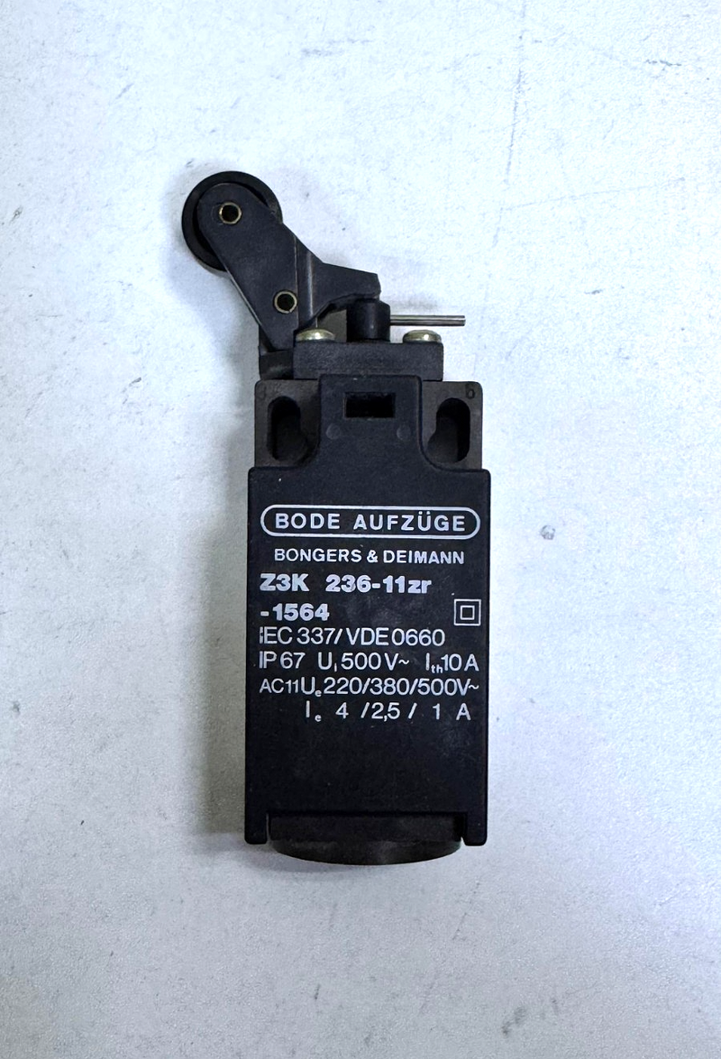BODE AUFZÜGE | Z3K 23611ZR | Industrial Switch | 10A0