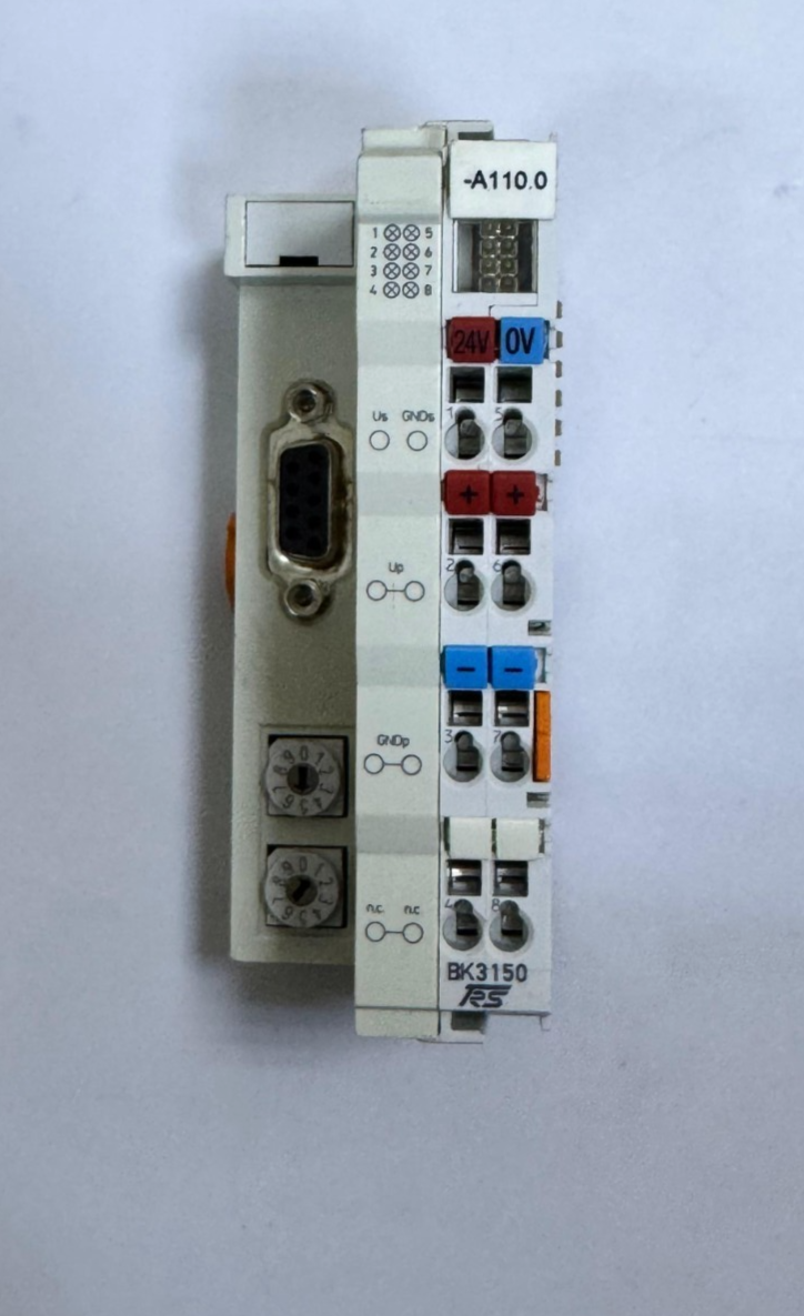 RS BK3150 PROFIBUS Coupler – AWG 28–14, 24V DC, Autobaud up to 12 MBaud0