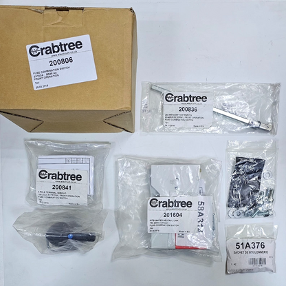 Crabtree 200806 Switch Disconnector Fuse Set 19KP1603N, 160A 750V~ Ui Fast Ship1