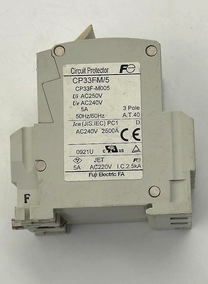 Fuji Electric CP33FM/5 | 5A Circuit Protector3