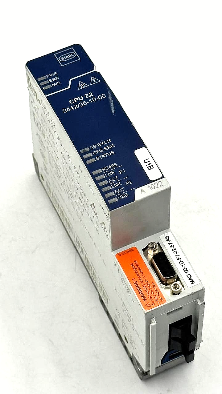 STAHL CPU Z2 9442/351000 | Remote I/O CPU Module | Made in Germany0