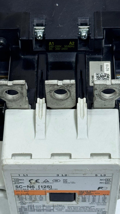 Fuji Electric | SCN6 | Contactor – 125A, AC/DC Coil (200250V AC / 200240V DC)3