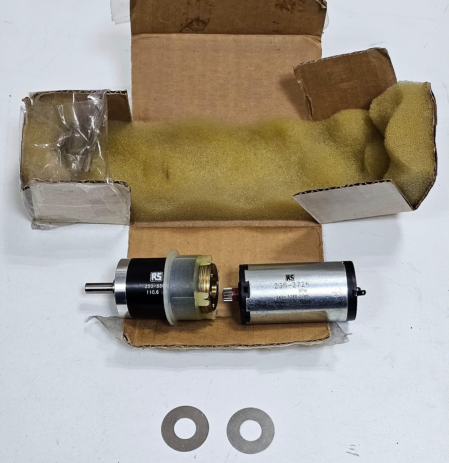 RS 2352724 DC Electric Motor with 2503365 Planetary Gearbox | Fast Shipping0