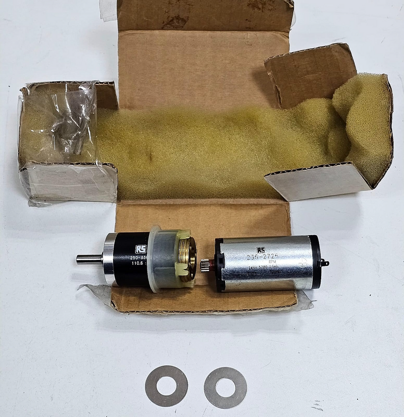 RS 2352724 DC Electric Motor with 2503365 Planetary Gearbox | Fast Shipping0