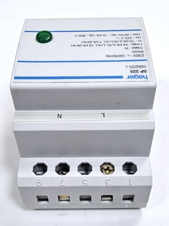 Hager SP225 Surge Protection Device – 230V, 24kA| Made in Spian5