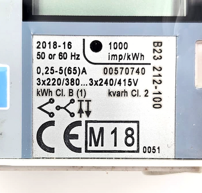 ABB B23 212-100 Energy Meter 50/60 Hz | Made in Italy2