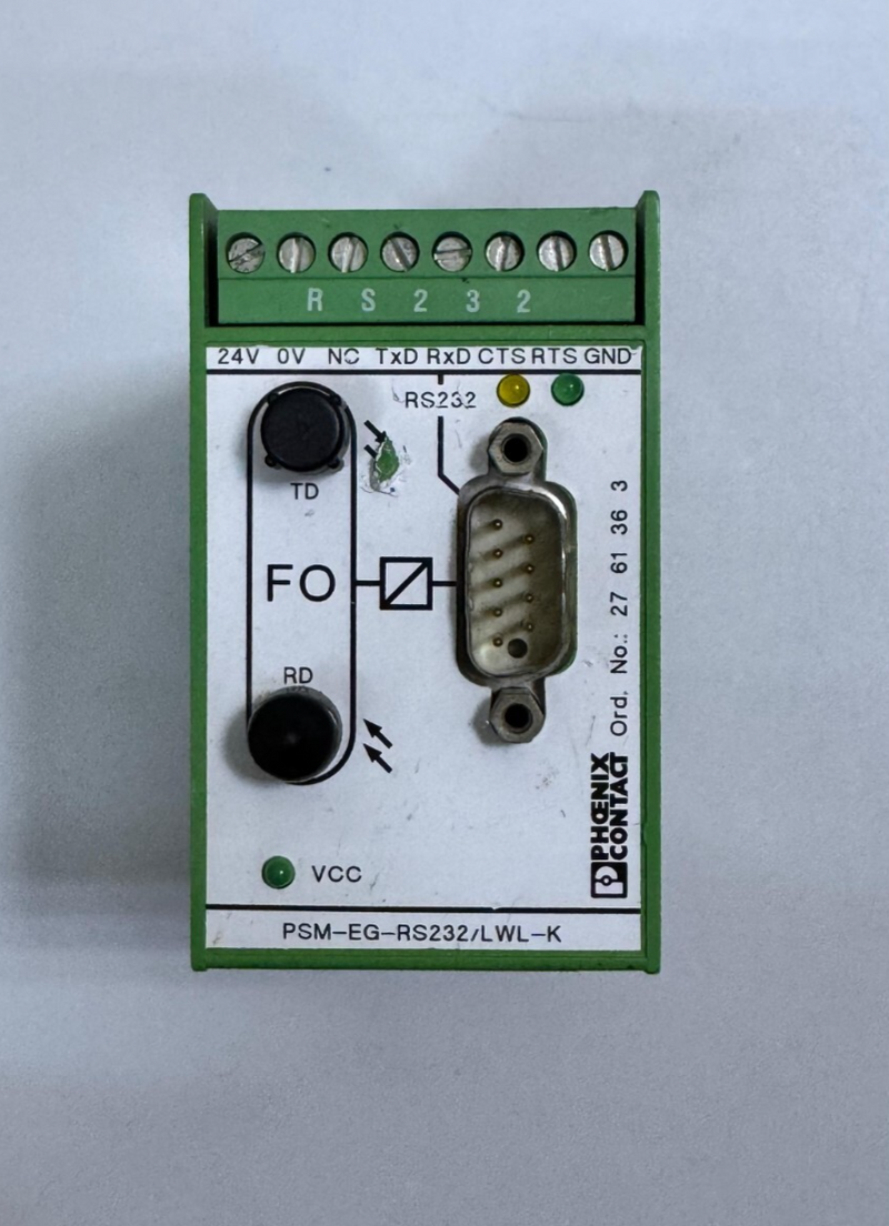 Phoenix Contact PSMEGRS232/LWLK | Interface Converter | 24V DC0