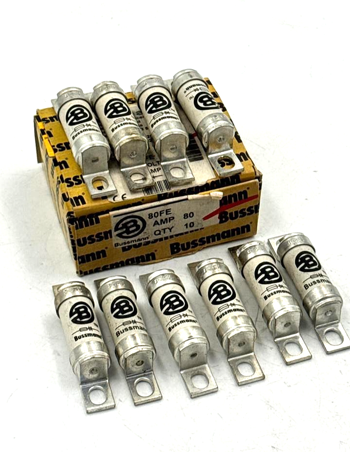 Bussmann 80FE Fuse 80A 690V | Made in India ( Pack of 10 pcs)0