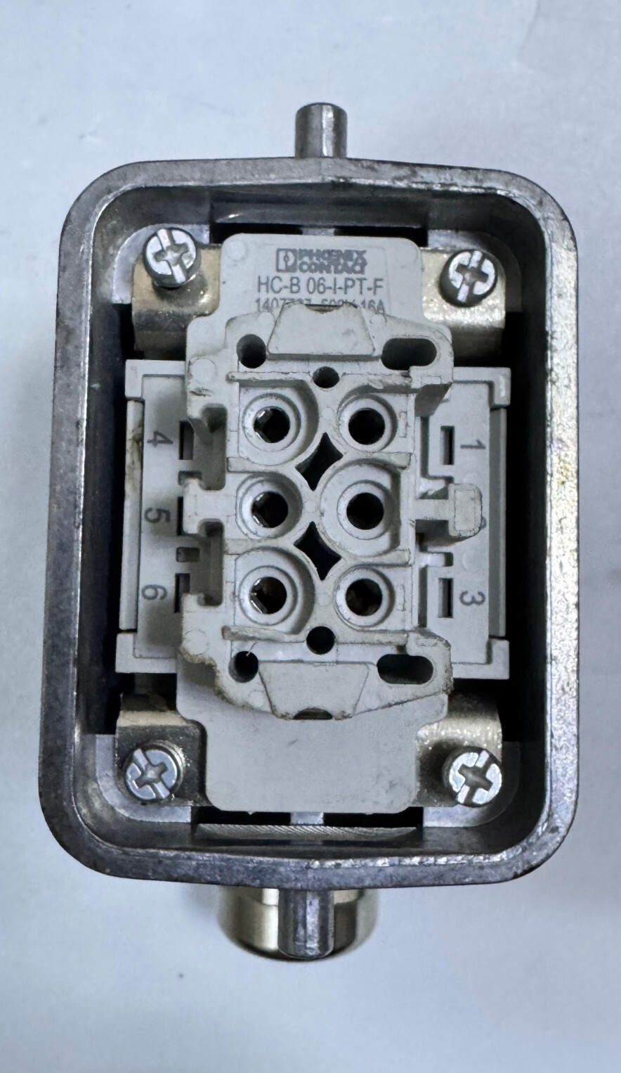 Phoenix Contact HCB 06IPTF HeavyDuty Industrial Connector Insert – 6Pin,0