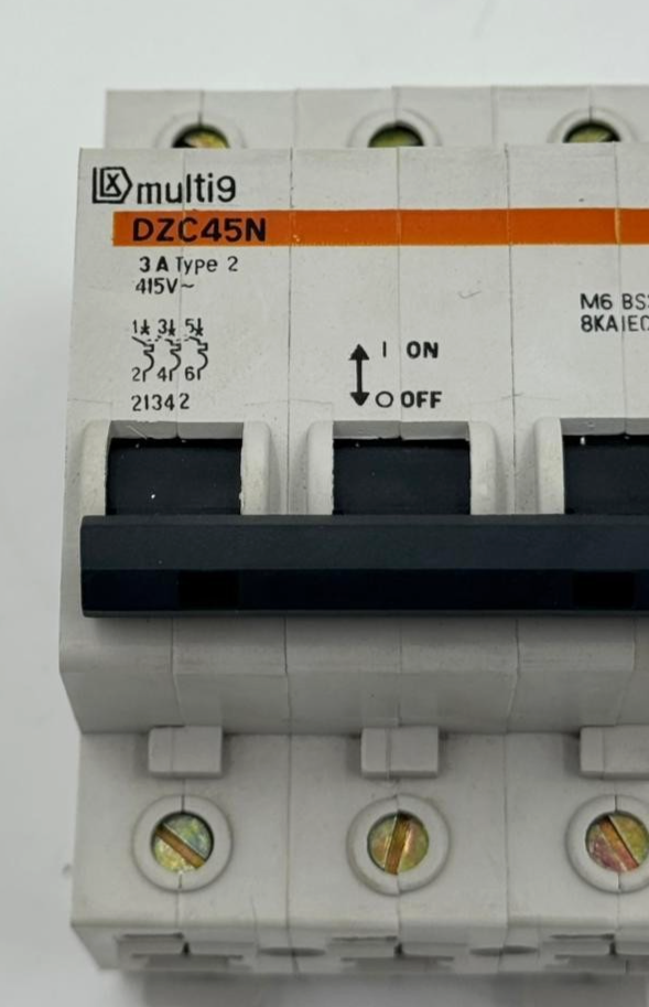 Multi 9 | DZC45N Circuit Breaker | 3A (1 pcs )2