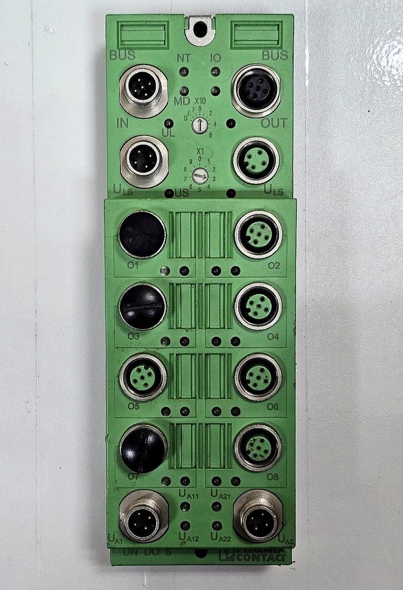 Phoenix Contact |2736055 | FLS DN M12 DO 8 M122A Output Module |Made In Germany0