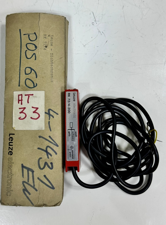 Leuze Electronic RK 72/4200 Optical Sensor 24V  | Made In Germany0