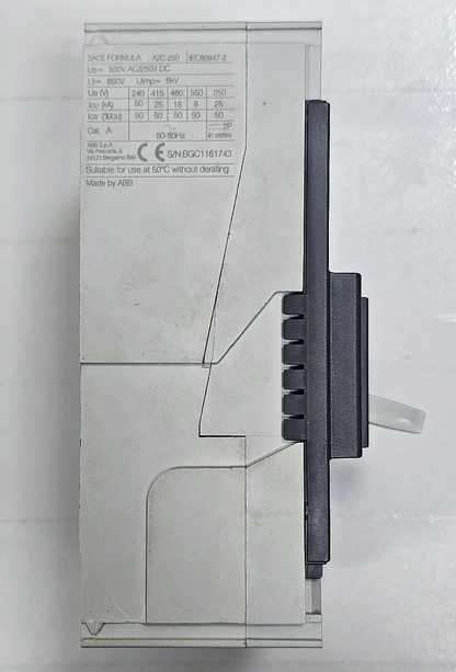 ABB | SACE FORMULA A2 C250 | Circuit Breaker| 125 A | 1SDA066775R16